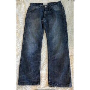 Alexander Julian Colours Mens Blue Denim Jeans Size 33x30 Mode 5678J